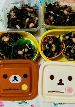 お弁当に便利♪毎日食べたいひじきの煮物-レシピのメイン写真