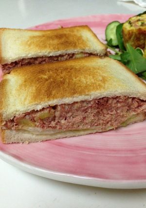 コンビーフポテトサンド-レシピのメイン写真