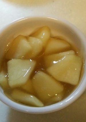 わらび餅粉で★りんごのとろとろ葛ゼリー-レシピのメイン写真