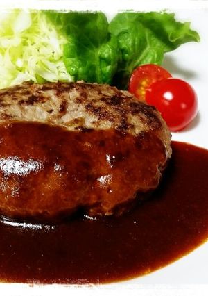 我が家のハンバーグ-レシピのメイン写真