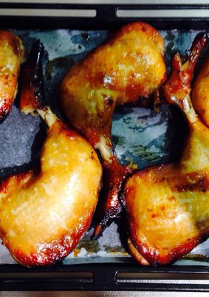 漬け焼き ローストチキン 塩魚汁入り-レシピのメイン写真