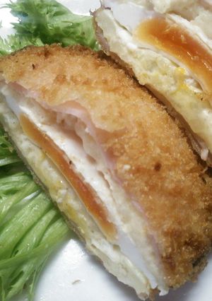 目玉焼きを挟んだポテマヨコロッケ☆-レシピのメイン写真