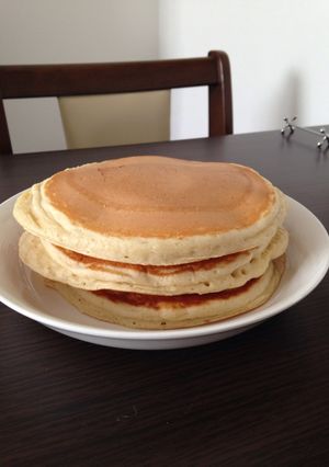 ふかふかバナナホットケーキ-レシピのメイン写真