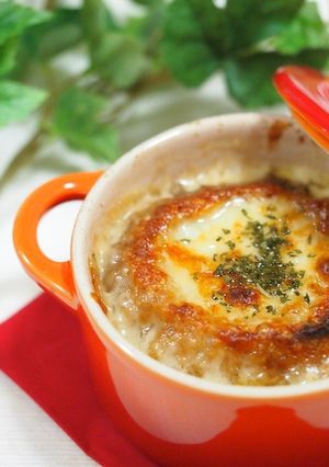 簡単！オニオングラタンスープ-レシピのメイン写真