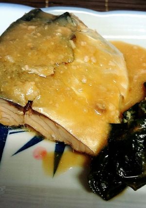 鯖の＊酒粕入り味噌煮-レシピのメイン写真