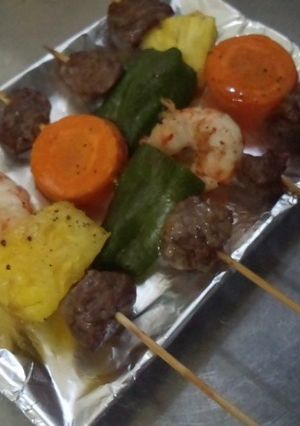 グリル器でお手軽串焼き-レシピのメイン写真
