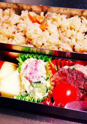 簡単 時間短縮 炊き込み御飯 塩魚汁入り-レシピのメイン写真