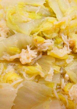 簡単美味しい！白菜と帆立水煮缶のスープ煮-レシピのメイン写真