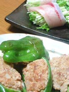 ピーマンの肉詰め れんこん使用!-レシピのメイン写真