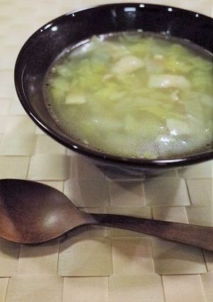 カレー風味☆白菜とベーコンのスープ-レシピのメイン写真