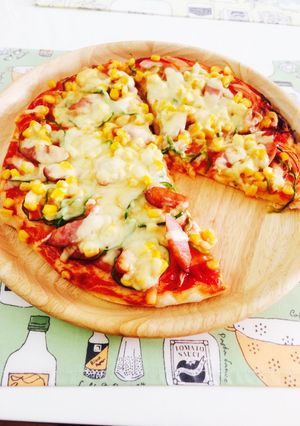作って楽しい!食べて美味しい✨簡単ピザ-レシピのメイン写真