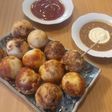 餅&チーズが入ったタコ焼き