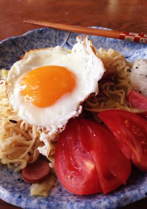 ペペロンチーノ風ラーメン（≧∇≦）-レシピのメイン写真
