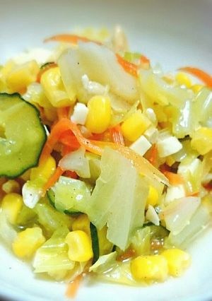 ♡給食の味 温野菜のチーズサラダ♡-レシピのメイン写真