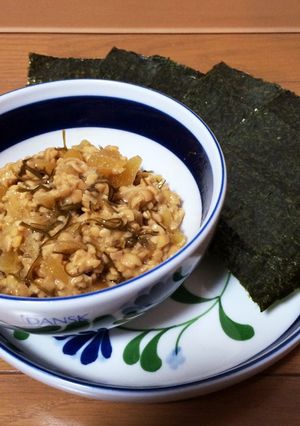 松前漬けと納豆の簡単おつまみ-レシピのメイン写真