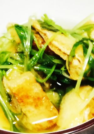 水菜と油揚げの煮浸し-レシピのメイン写真