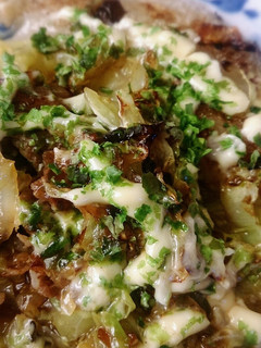*お餅とキャベツと豚肉のお好み焼き*-レシピのメイン写真