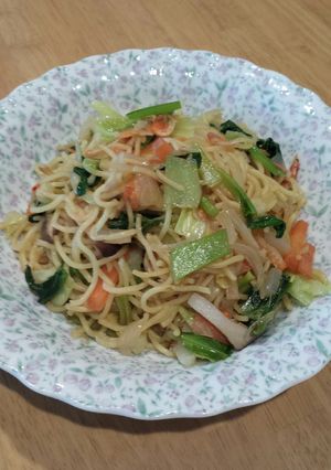 野菜たっぷり！さっぱり酢醤油やきそば-レシピのメイン写真