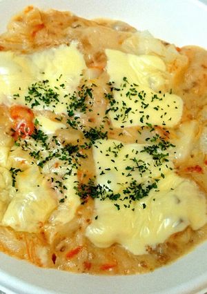 クリーム煮で作る★もちグラタン-レシピのメイン写真