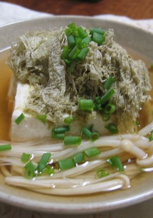 早業☆うどんスープの素でとろろ豆腐☆-レシピのメイン写真