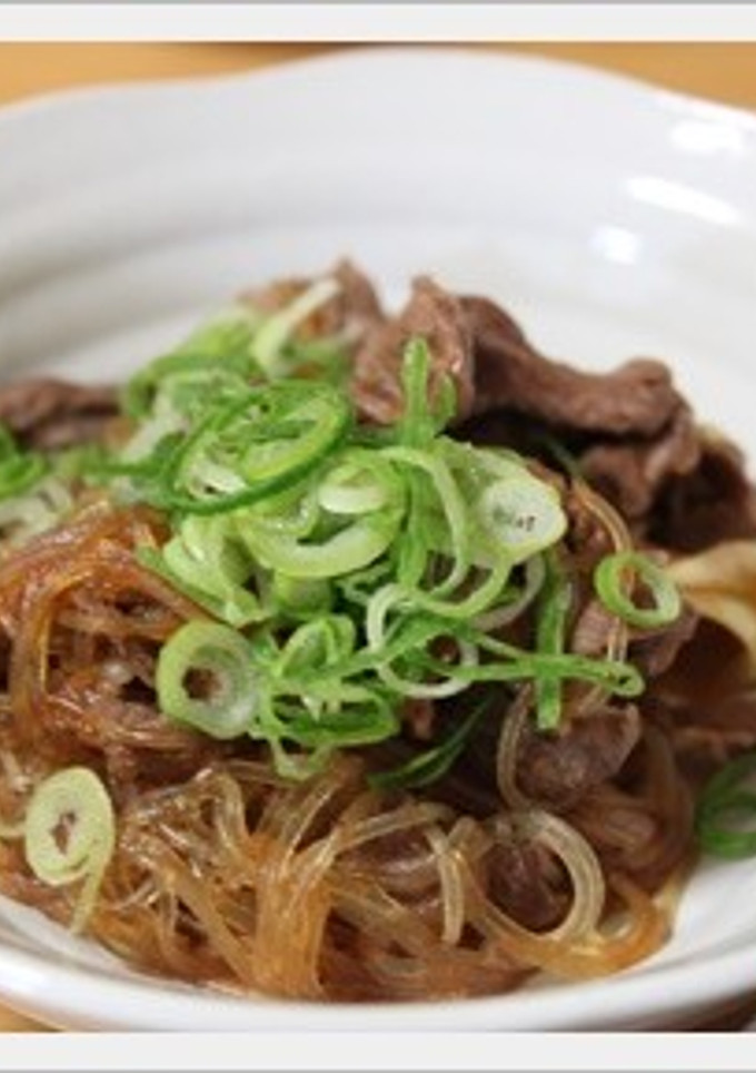 牛肉と春雨の炒め煮-レシピのメイン写真