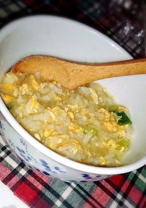 風邪引いた時に！ねぎたっぷりみぞれがゆ-レシピのメイン写真
