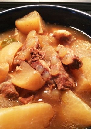 コラーゲンたっぷり！ 豚バラ軟骨の煮物-レシピのメイン写真