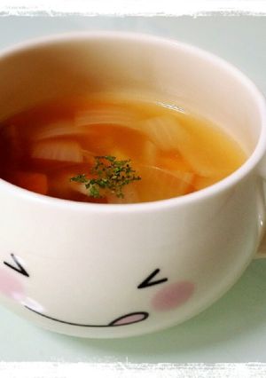 簡単コンソメスープ-レシピのメイン写真