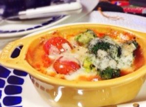 お餅消費に！トマトのお餅グラタン♡-レシピのメイン写真