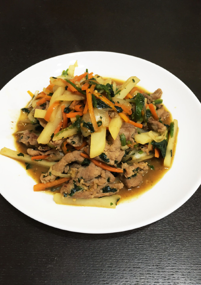 豚コマと野菜の味噌炒め♪-レシピのメイン写真
