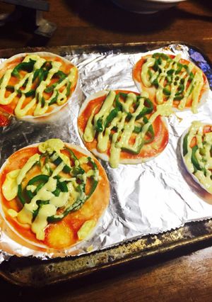 簡単！餃子の皮でピザ！-レシピのメイン写真