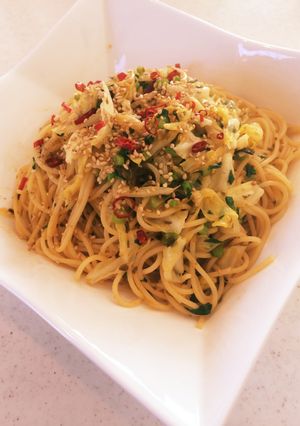 高菜パスタverちょいアレンジ-レシピのメイン写真