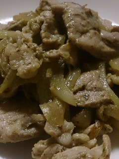 豚こま肉のバジルペースト炒め★時短節約-レシピのメイン写真