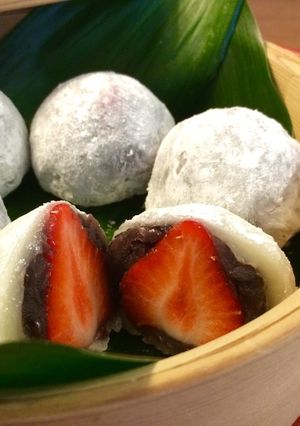 レンジでいちご大福-レシピのメイン写真