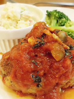 ふわふわ♡煮込みトマトハンバーグ✨-レシピのメイン写真
