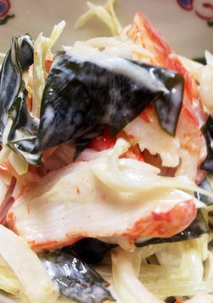 カニカマとワカメのマヨネーズ和え-レシピのメイン写真