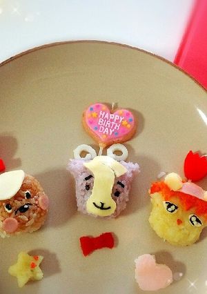 ２歳誕生日プレート♡ポッテイ島より-レシピのメイン写真