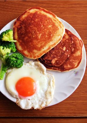 お食事系パンケーキ-レシピのメイン写真