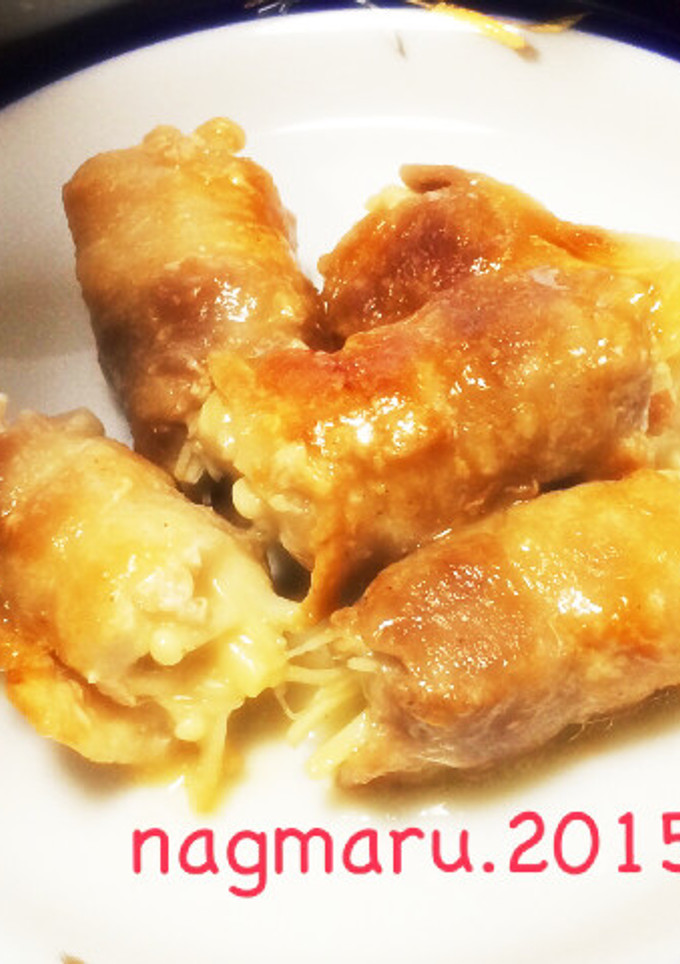 えのきとチーズの豚バラ巻き-レシピのメイン写真