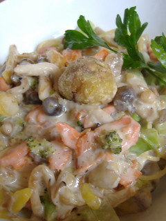 ホックリ来る秋パスタ-レシピのメイン写真