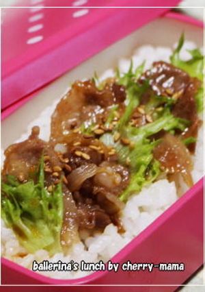 お弁当のごはんに☆ちょっぴり豚生姜焼き-レシピのメイン写真