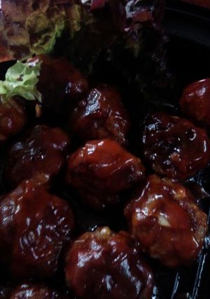 ふわふわ♪肉団子の甘酢あんかけ-レシピのメイン写真