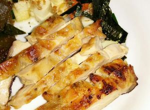 簡単!鶏もも味噌漬け焼き♪魚焼きグリルで-レシピのメイン写真