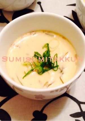 材料これだけ‼︎松前漬けで茶碗蒸し☆-レシピのメイン写真