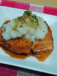 大根おろしのせマグロ照り焼き-レシピのメイン写真
