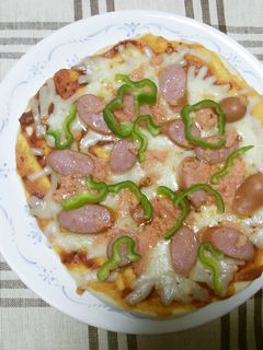 フライパンでピザ-レシピのメイン写真