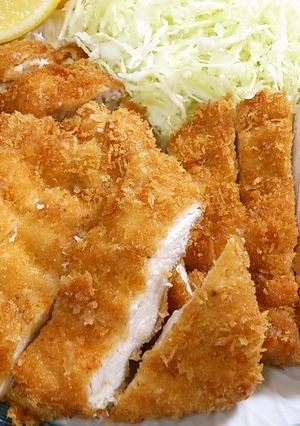 しっとり柔らかい！鶏胸肉のチキンカツ-レシピのメイン写真