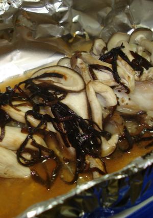 ●塩昆布でたらのホイル焼き●-レシピのメイン写真