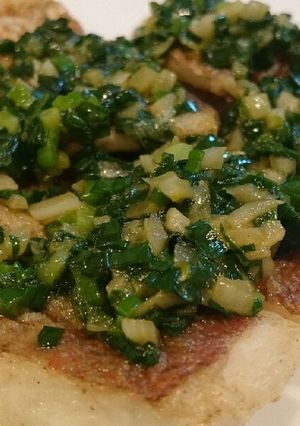 鯛のムニエル、ネギバターソースがけ-レシピのメイン写真