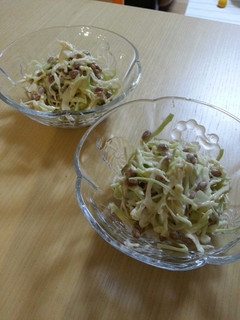 納豆とキャベツのサラダ-レシピのメイン写真